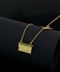 Custom Photo Engraved Handbag Necklace