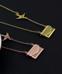 Custom Photo Engraved Handbag Necklace