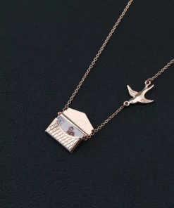 Custom Photo Engraved Handbag Necklace