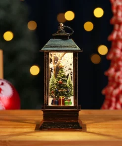 (🎄Early Christmas Sale NOW-50% OFF) LED Lighted Spinning Christmas Lantern🔥Buy More Save More🔥