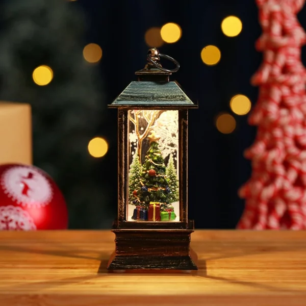 (🎄Early Christmas Sale NOW-50% OFF) LED Lighted Spinning Christmas Lantern🔥Buy More Save More🔥