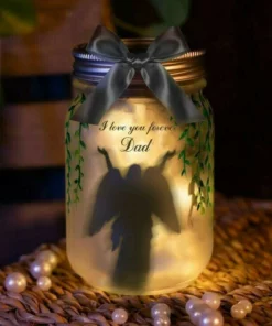 Glowing Angel Memorial Bottle