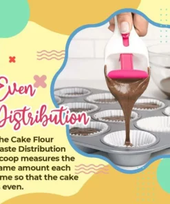 Cake Flour Paste Distribution Scoop