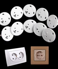 10pcs Bear EU Power Socket