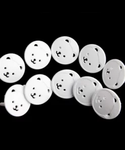 10pcs Bear EU Power Socket