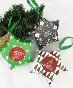 10pcs Santa Christmas Gift Boxes
