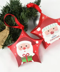 10pcs Santa Christmas Gift Boxes