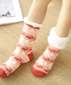 🎅🎅Christmas Sales-2021 Super Soft Warm Cozy Fleece Socks