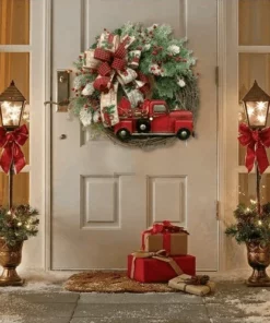 💥50% Off💥Red Truck Christmas Wreath