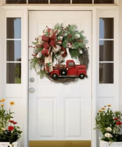 💥50% Off💥Red Truck Christmas Wreath