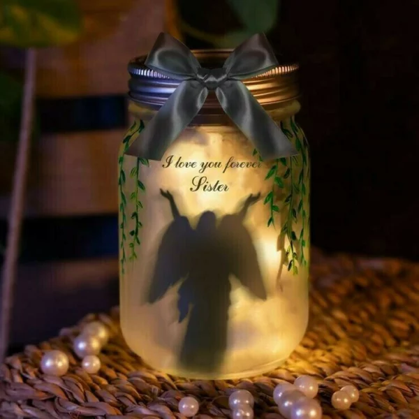 Glowing Angel Memorial Botol