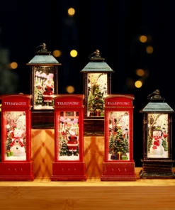 (🎄Early Christmas Sale NOW-50% OFF) LED Lighted Spinning Christmas Lantern🔥Buy More Save More🔥