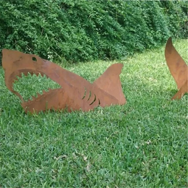 （HOT SALE）The Strongest Terrestrial Shark-Garden Decoration