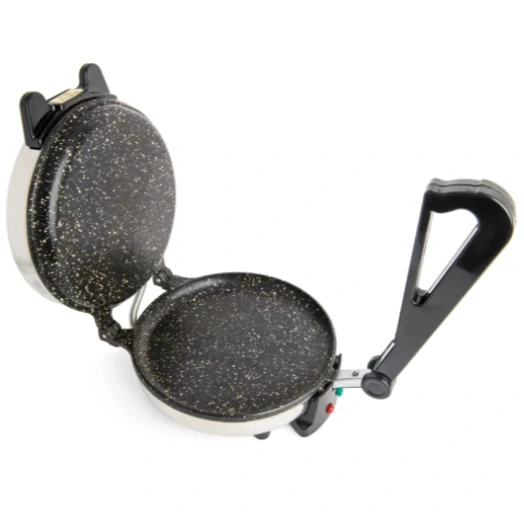 Easy Roti Maker - 10 inch Curved Ceramic Dish - Adjustable Thermostat