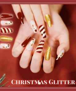 GlamGirl™ Press-On Christmas Nails