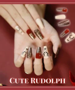 GlamGirl™ Press-On Christmas Nails