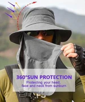 (🔥Oferta por tempo limitado🔥-50% DESCONTO) Gorro de pescador de protección solar ao aire libre