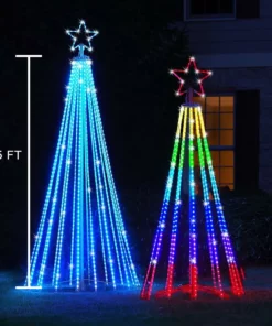 🎄🎄Penjualan Besar Natal-Pertunjukan Lampu Natal LED 11.5 Kaki