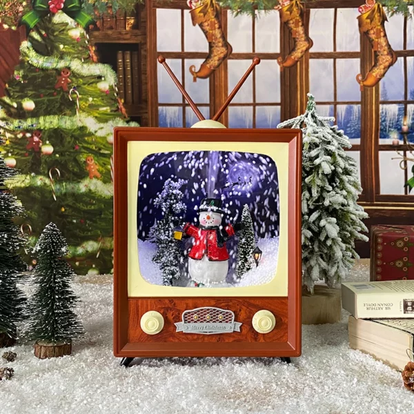 🎅Christmas Pre-Sale-50% OFF🎄Snowing Christmas Retro TV