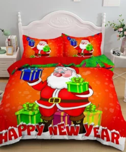 Red Truck Christmas Quilt Bedding Set. It’s The Most Wonderful Time 💗