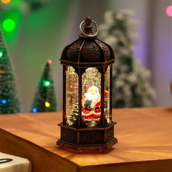 (🎄Early Christmas Sale NOW-50% OFF) LED Lighted Spinning Christmas Lantern🔥Buy More Save More🔥