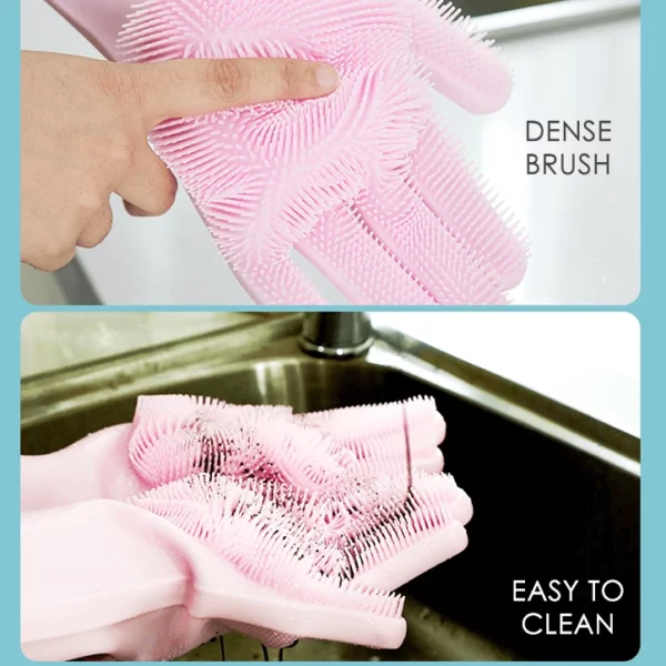 (🎄Christmas Promotion--48%OFF)Magic Silicone Dish Washing Gloves