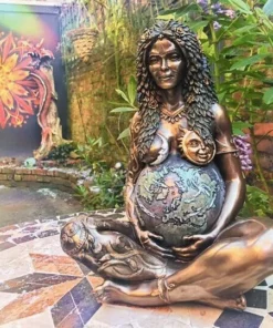 【The Last Week-45% OFF】Mother Earth Goddess Statue,Suitable For Living Room And Garden
