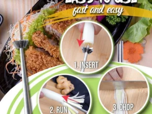 (🔥HOT SALE NOW-50% OFF)-Stainless Steel Plum Blossom Onion Cutter🔥BUY 2 GET 1 FREE NOW