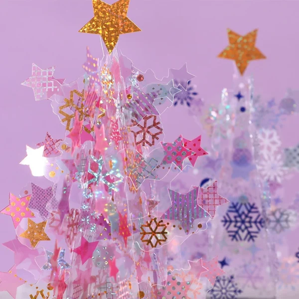 🎅(Early Christmas Sale - Besparje 50% KORTING)Crystal Christmas Tree Pop Up Cards