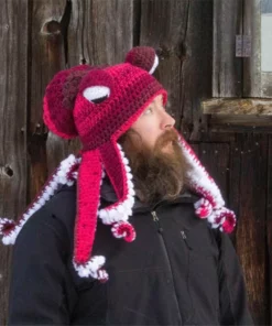 Crochet Octopus Hat —— A Very Good Birthday/Christmas Gift