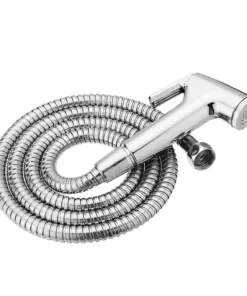 Handhold Shower Head Douche Toilet Bidet Sprayer With 1.5m Hose - Silver
