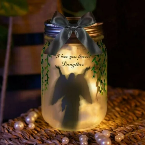 Glowing Angel Memorial Botol