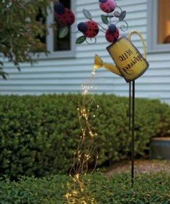 （🔥HOT SALE）Watering Can, Fairy Lights Solar LED, Magical Garden