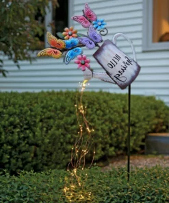（🔥HOT SALE）Watering Can, Fairy Lights Solar LED, Magical Garden