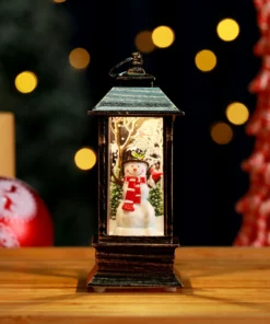 (🎄Early Christmas Sale NOW-50% OFF) LED Lighted Spinning Christmas Lantern🔥Buy More Save More🔥