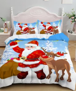Red Truck Christmas Quilt Bedding Set. It’s The Most Wonderful Time 💗