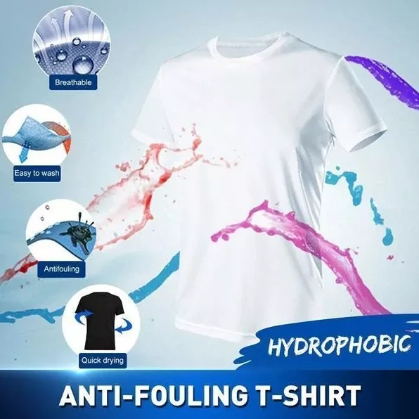 Ice Silk Anti-Dirty Waterproof T-shirt хушк