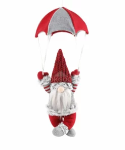 Lovely Santa Gnome With Parachute For Christmas Decor