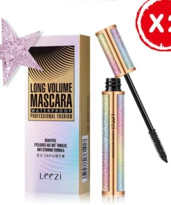 (Vente chaude pour la fête des mères - 48% de réduction) Mascara imperméable à séchage rapide à boucles longues et épaisses 4D Starry Sky