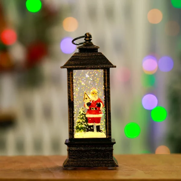 (🎄Early Christmas Sale NOW-50% OFF) LED Lighted Spinning Christmas Lantern🔥Buy More Save More🔥