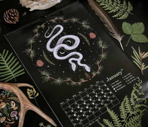 Dark Forest Lunar Calendar 2022 Wowelo