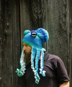Crochet Octopus Hat —— A Very Good Birthday/Christmas Gift
