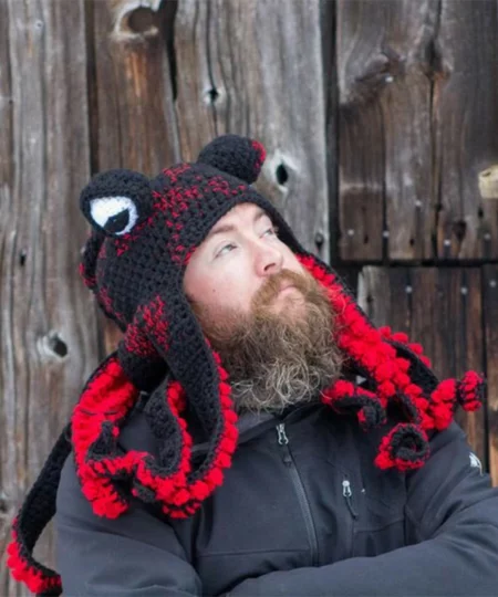 Crochet Octopus Hat —— A Very Good Birthday/Christmas Gift