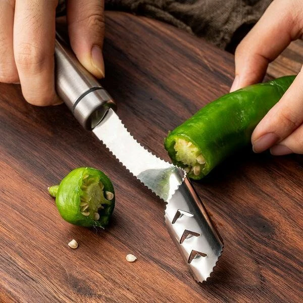 (Te Hokonga mo te Ra Whaea-50% OFF) Pepper Corer Serrated Kakano Tango Kakano