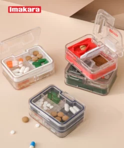 🔥3-in-1 Tablet cutter pill box