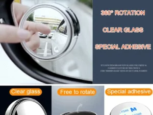 (🎄Early Christmas Sale NOW-40% OFF)360° Rotation Car Reversing Small Round Mirrors (2pcs)