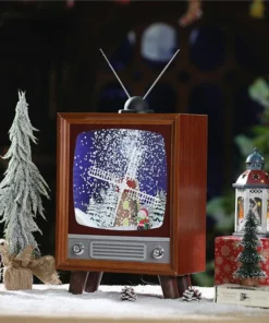 🎅Ere ekeresimesi tupu ire-50% Gbanyụọ🎄Snowing Christmas Retro TV