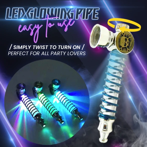 LED Glow Glitter Pipe