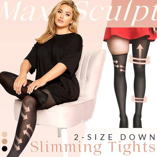 MaxSculpt ™ 2-Size Down Slimming Tights