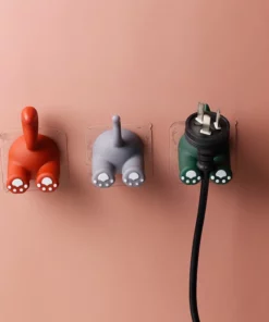 2pc Creative Wall Plug Hook Socket